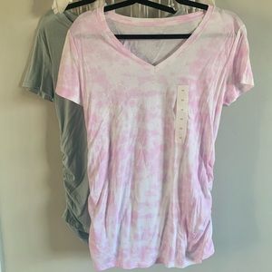 Two NWT Maternity Shirts